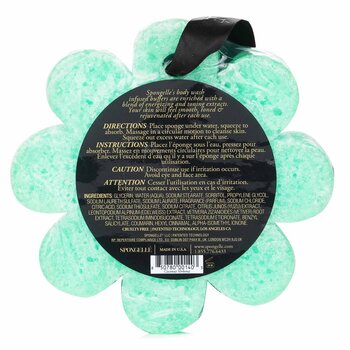 Spongelle - Wild Flower Soap Sponge - Coconut Verbena (Green) Image 2