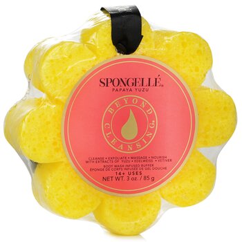 Spongelle - Wild Flower Soap Sponge - Papaya Yuzu (Yellow) Image 1