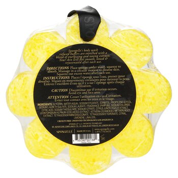 Spongelle - Wild Flower Soap Sponge - Papaya Yuzu (Yellow) Image 2