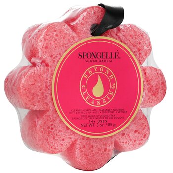 Spongelle - Wild Flower Soap Sponge - Sugar Dahlia (Red) Image 1