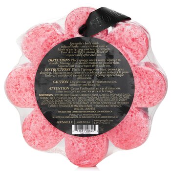 Spongelle - Wild Flower Soap Sponge - Sugar Dahlia (Red) Image 2