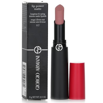 Giorgio Armani - Lip Power Matte Longwear & Caring Intense Matte Lipstick - # 117 Graceful Image 1