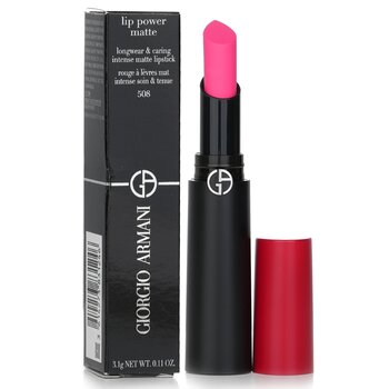 Giorgio Armani - Lip Power Matte Longwear & Caring Intense Matte Lipstick - # 508 Eccentric Image 1