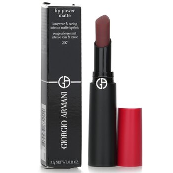 Giorgio Armani - Lip Power Matte Longwear & Caring Intense Matte Lipstick - # 207 Devoted Image 1