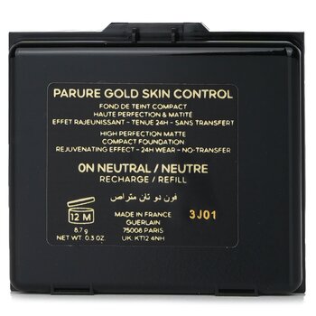 Guerlain - Parure Gold Skin Control High Perfection Matte Compact Foundation Refill - # 0N Neutral Image 2