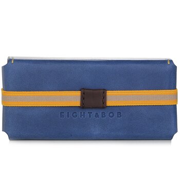 Eight & Bob - Fragrance Leather Case - # Navy Blue  - 1pc