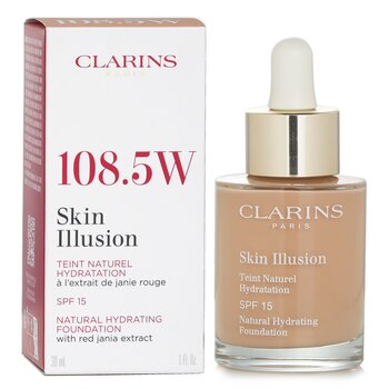 Clarins - Skin Illusion Natural Hydrating Foundation SPF 15 #108.5W Image 1