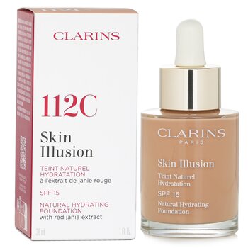 Clarins - Skin Illusion Natural Hydrating Foundation SPF 15 #112C Image 1