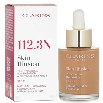 Clarins - Skin Illusion Natural Hydrating Foundation SPF 15 #112.3N Image 1