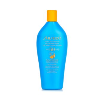 Shiseido Expert Sun Protector Face & Body Lotion SPF 50+ (erittäin korkea suoja ja erittäin vedenkestävä) 300ml/10oz