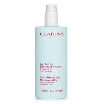 Clarins Body-Smoothing Moisture Milk With Aloe Vera - תחליב לחות עבור עור רגיל 400ml/13.9oz