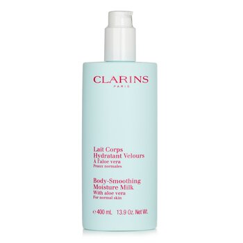 クラランス Clarins ボディ-スムージング モイスチャー ミルク ウイズ アロエ ヴェラ - For ノーマル スキン 400ml/13.9oz