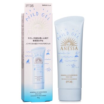 Anessa - Mineral UV Sunscreen Mild Gel SPF35 For Sensitive Skin & Babies Image 1