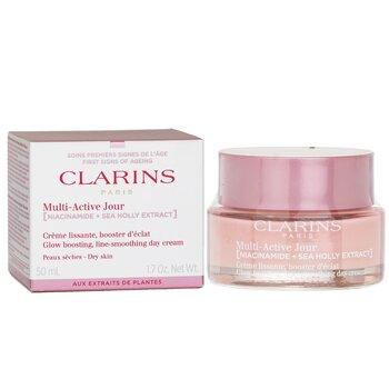 Clarins - Multi-Active Jour( Niacinamide+Sea Holly Extract) Glow Boosting Line-Smoothing Day Cream Dry Skin Image 1