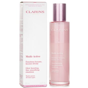 Clarins - Multi-Active Glow Boosting Line-Smoothing Emulsion All Skin Types Image 1