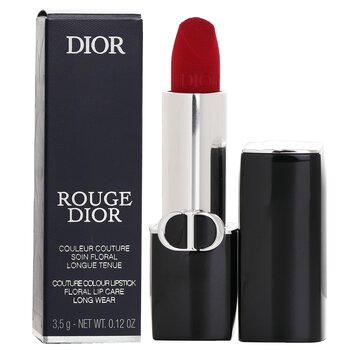 Christian Dior - Rouge Dior Couture Colour Velvet & Satin Finishes Lipstick - # 999 Velvet Finish Image 1