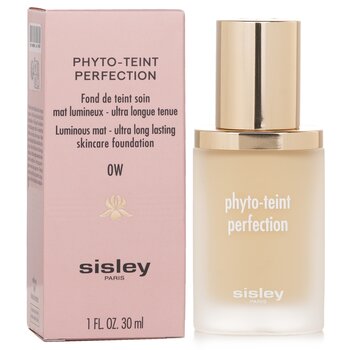 Sisley - Phyto Teint Perfection Luminous Mat-Ultra Long Lasting Skincare Foundation - # 0W Porcelaine Image 1