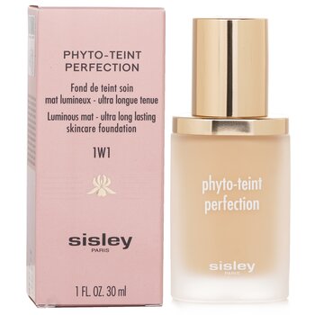 Sisley - Phyto Teint Perfection Luminous Mat-Ultra Long Lasting Skincare Foundation - # 1W1 Ecru Image 1