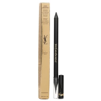 Yves Saint Laurent - Lines Liberated Waterproof Eye Pencil - # 01 Unbridled Black Image 1