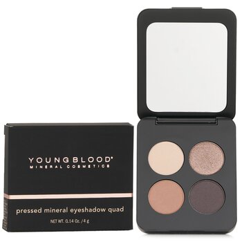 Youngblood - Pressed Mineral Eyeshadow Quad - # Taupe Smoke Image 1