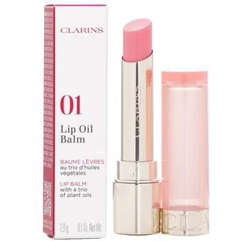 Clarins - Lip Oil Balm - # 01 Pale Pink Image 1