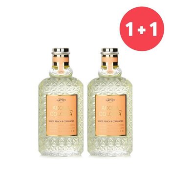 ?1+1 Set?Acqua Colonia White Peach & Coriander Eau De Cologne Spray (170ml/5.7oz x2) 