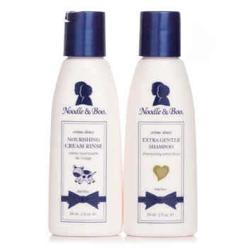 Noodle & Boo - Sweetly Clean Kit: Extra Gentle Shampoo 59ml + Noursihing Cream Rinse 59ml Image 1