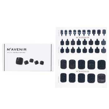 Mavenir Nail Sticker (Black) - # The Milky Way Pedi 36pcs