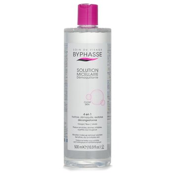 BYPHASSE Vegan Micellar Mu Remover Solution 500ml