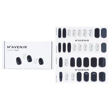 Mavenir 指甲貼 (黑色) - # Marble Nail 32pcs