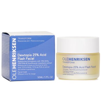 Ole Henriksen - Dewtopia 25% Acid Flash Facial Mask Image 1