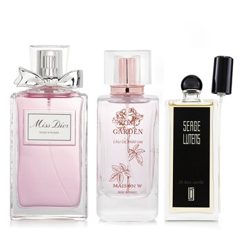 Maison W x Miss Dior x Serge Luten-Rose & Un Bois Vanille Eau De Parfum Spray Bundle (3pcs) 