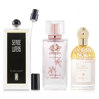 Maison W x Guerlain x Serge Luten-Rose & Un Bois Vanille Eau De Parfum Spray Bundle (3pcs) 