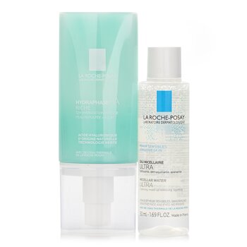 La Roche Posay - Votre Routine Hydatation & Eclat Set: Hydraphase HA Riche Moisturizing  Cream 50ml + Micellar Water 50ml Image 1