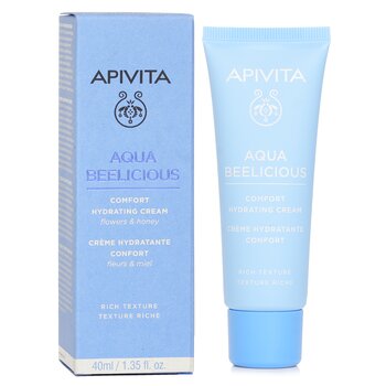 Apivita - Aqua Beelicious Comfort Hydrating Cream Flowers & Honey Rich Texture Image 1