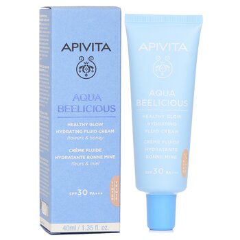 Apivita - Aqua Beelicious Healthy Glow Hydrating Fluid Cream Tinted SPF 30 Image 1