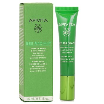 Apivita - Bee Radiant Signs Of Aging & Anti Fatigue Eye Cream White Peony & Patented Propolis Image 1