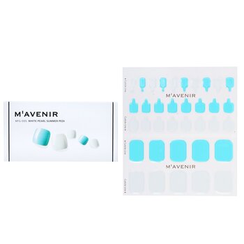 Mavenir ملصق الأظافر (ألوان متنوعة) - # White Pearl Summer Pedi 36pcs