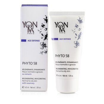 Yonka Age Defense Phyto 58 Creme With Rosemary - Revitalizing, Invigorating (Normal To Oily Skin) 40ml/1.38oz