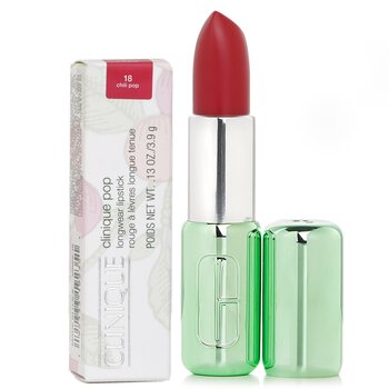 Clinique - Pop Longwear Lipstick Matte- # 18 Chili Pop Image 1