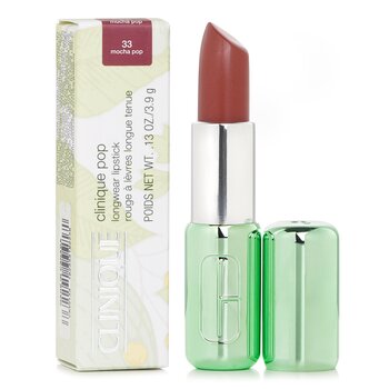 Clinique - Pop Longwear Lipstick Satin- # 33 Mocha Pop Image 1
