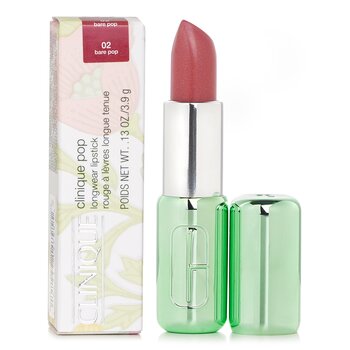 Clinique - Pop Longwear Lipstick Shine - # 02 Bare Pop Image 1