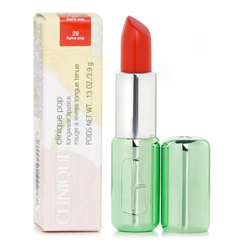 Clinique - Pop Longwear Lipstick Shine - # 29 Flame Pop Image 1