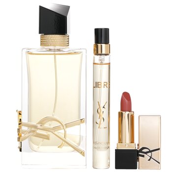 Yves Saint Laurent - Libre Eau De Parfum Deluxe Gift Set: Libre Eau De Parfum Spray 90ml + Libre Eau De Parfum Spray 10ml + Lipstick 1.3g Image 1