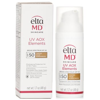 EltaMD - UV AOX Elements Tinted Mineral Face Sunscreen SPF 50 Image 1