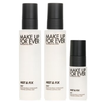 Make Up For Ever - Mist & Fix Make Up Setting Spray Travel Set: Mist & Fix 100ml x 2 + Mist & Fix 30ml Image 1