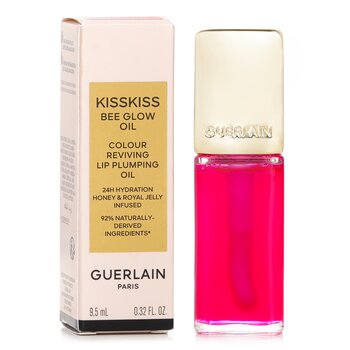 Guerlain - KissKiss Bee Glow Oil Colour Reviving Lip Plumping Oil - # 458 Rose Pop Glow Image 1