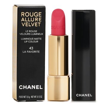 Chanel - Rouge Allure Velvet Luminous Matte Lip Colour - # 43 La Favorite Image 1