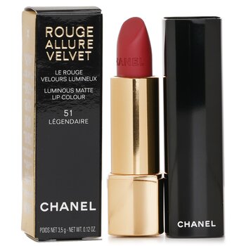 Chanel - Rouge Allure Velvet Luminous Matte Lip Colour - # 51 Legendaire Image 1