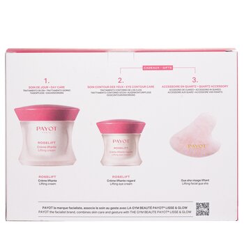 Payot - Roselift Lifting Cares Ritual Set: Roselift Lifting Cream 50 ml + Lifting Eye Cream 15ml + Mini Gua Sha 1pc Image 2